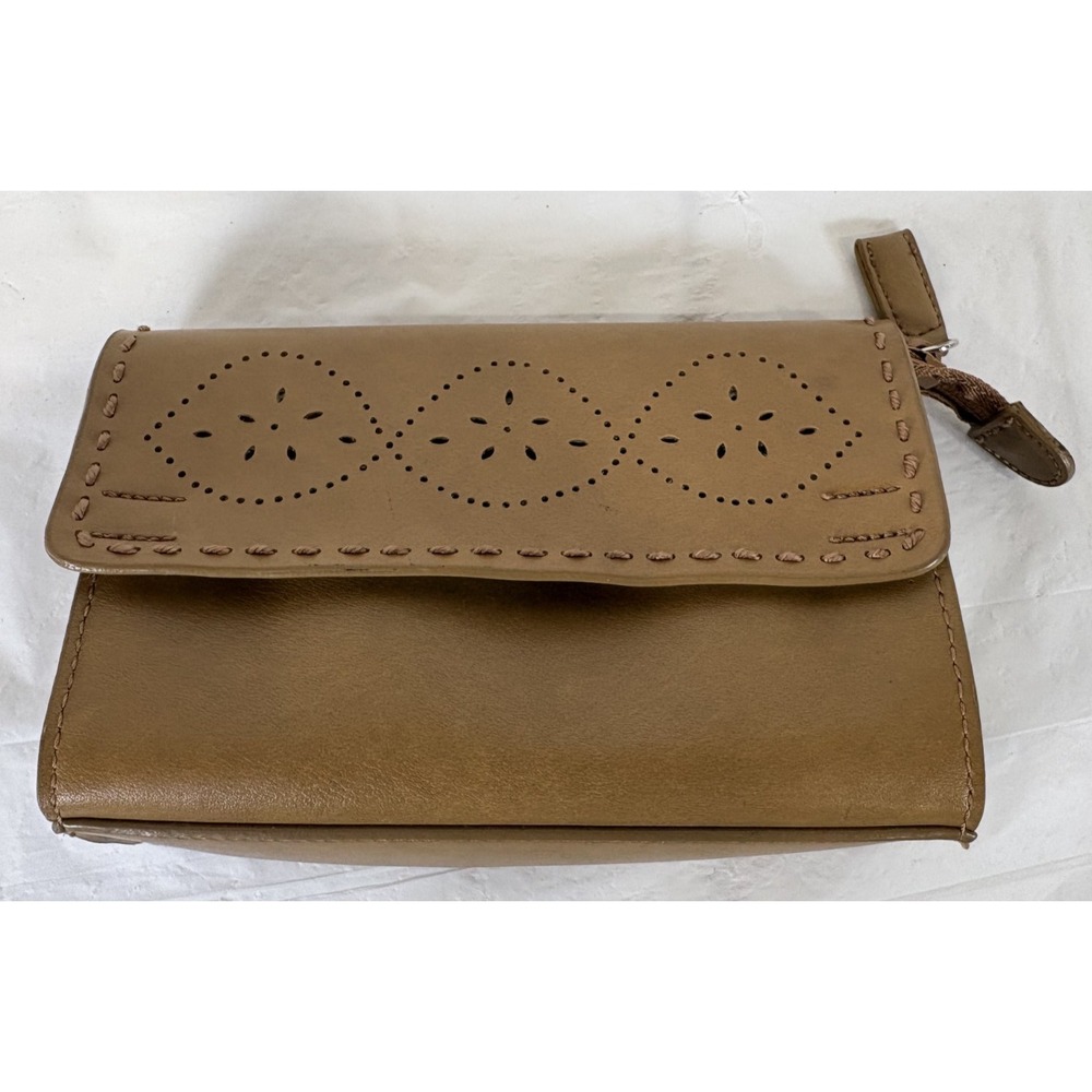 Mondani New York Vegan Camel Brown Faux Leather Handbag Purse